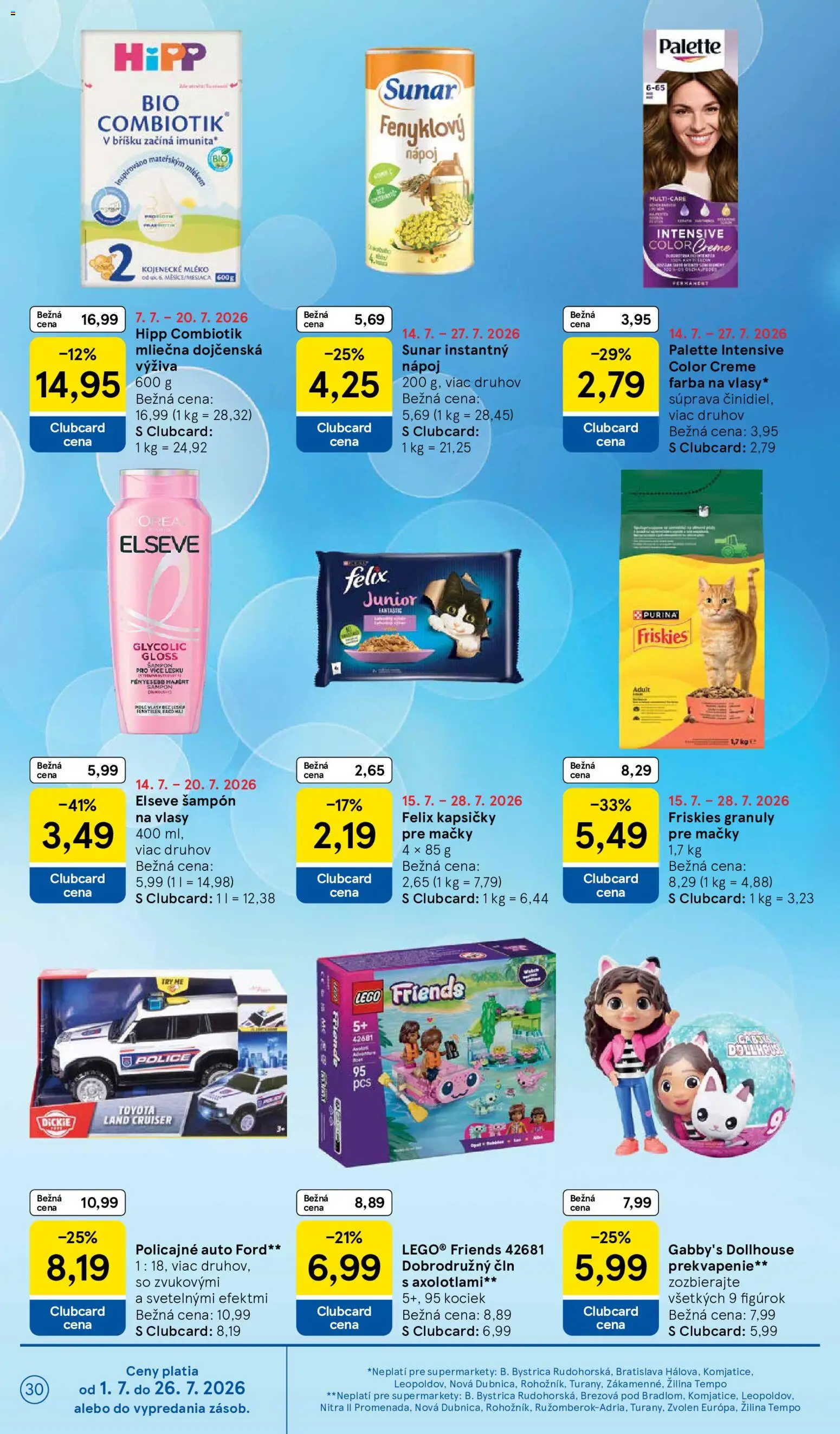 Nové Tesco akcie – leták je platný od 15.07.2026 | Strana: 30