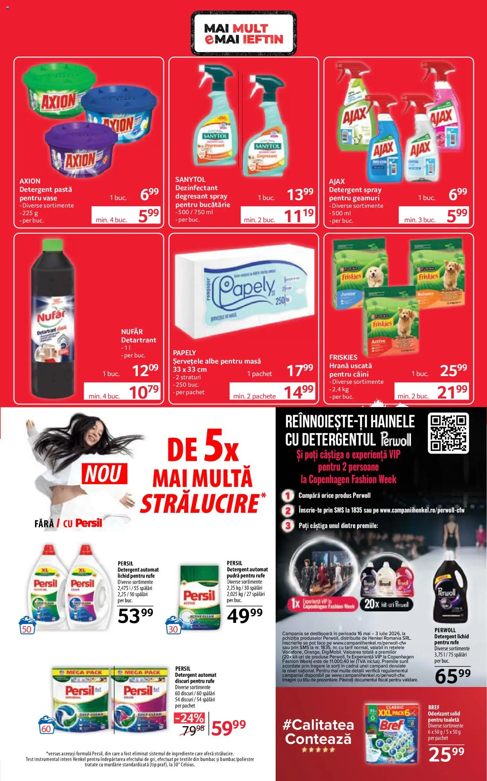 Noul catalog Selgros – valabil de la 12.06.2026 | Pagină: 11 | Produse: Kedi Ödül Oyuncakları, Masă, Toaletă, Detergent