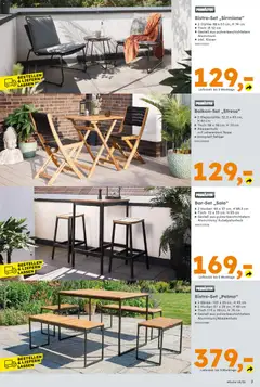 Globus Baumarkt Prospekt 	 ab 27.04.2026 gültig | Seite: 3 | Produkte: Hocker, Kissen, Tisch