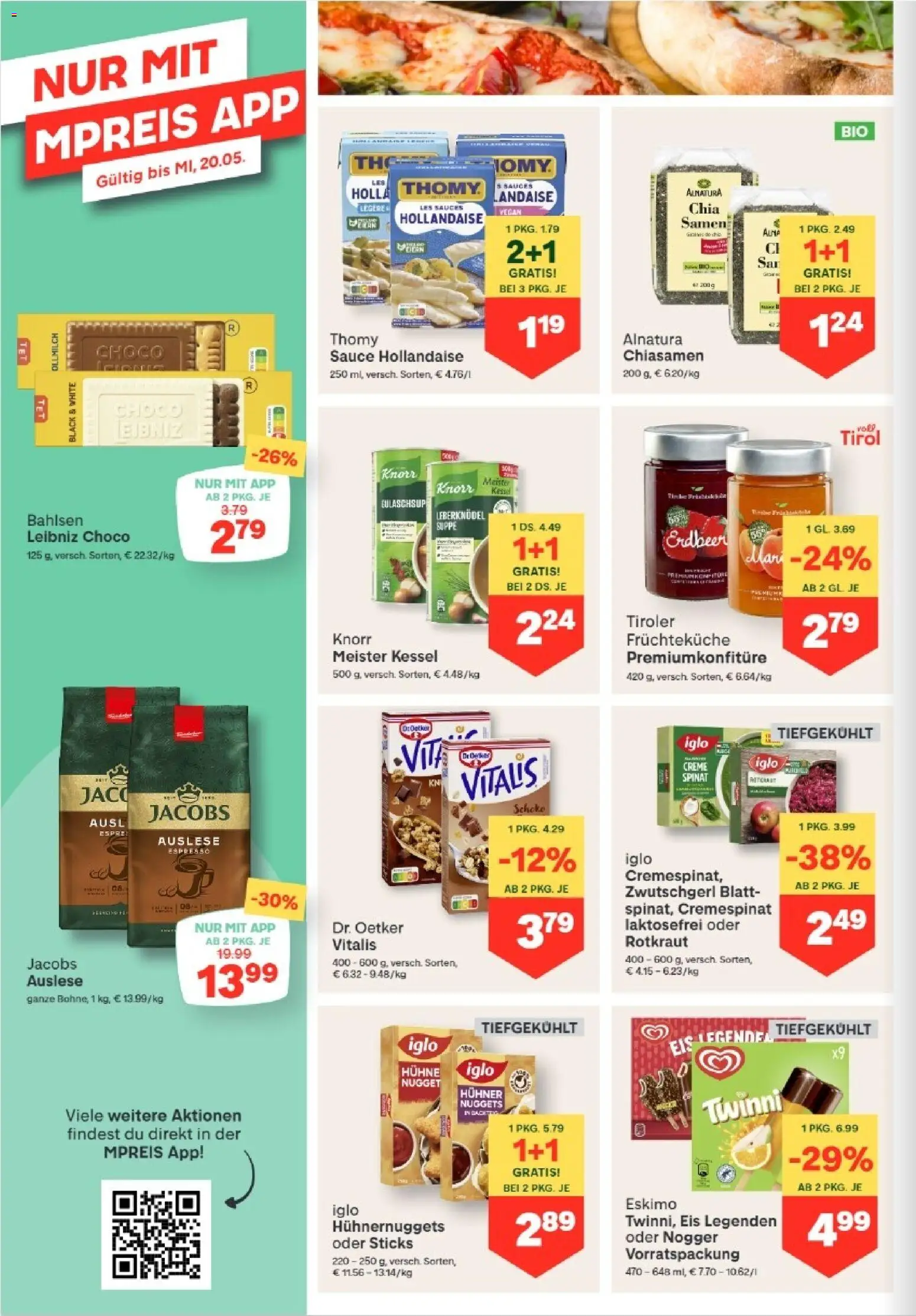 MPREIS Anras gültig ab 13.05.2026 | Seite: 8 | Produkte: Eis, Creme