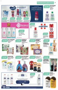 Anteprima del volantino Sirene Blu volantino valido a partire dal 03.06.2026 | Pagina: 7 | Prodotti: Crema, Sapone di marsiglia, Detergente, Cocco