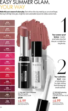 Preview of Oriflame - Offers valid from 17.06.2026 | Page: 24 | Products: Mascara, Lipstick, Lip gloss, Raspberry
