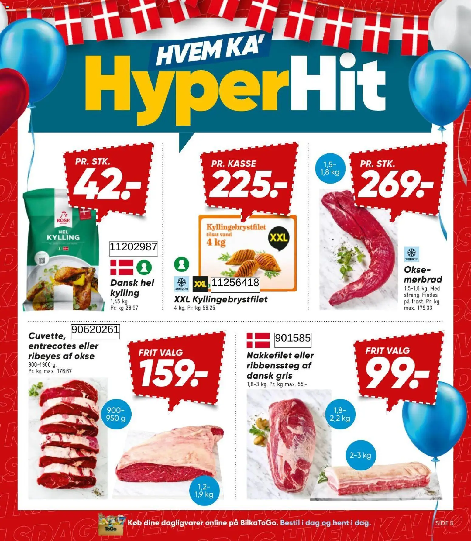 Bilka tilbudsavis – gyldig fra 21/08/2026 | Side: 5 | Produkter: Dagligvarer, Nakkefilet