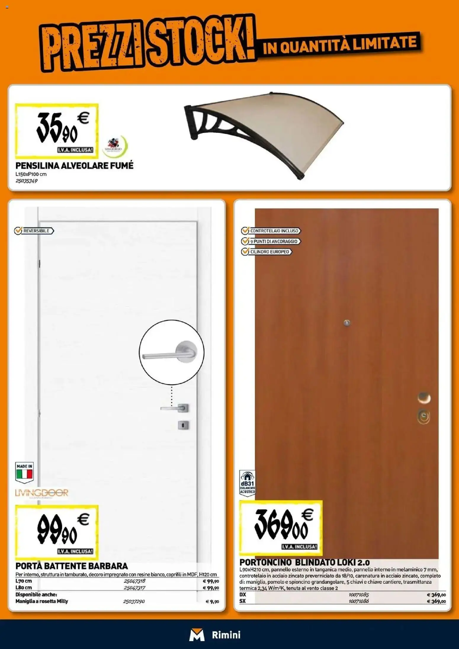 Nuovo TECNOMAT - Straordinari prezzi stock! dal 24/09/2026 > offerte anteprima 🛍️ | Pagina: 10 | Prodotti: Porta