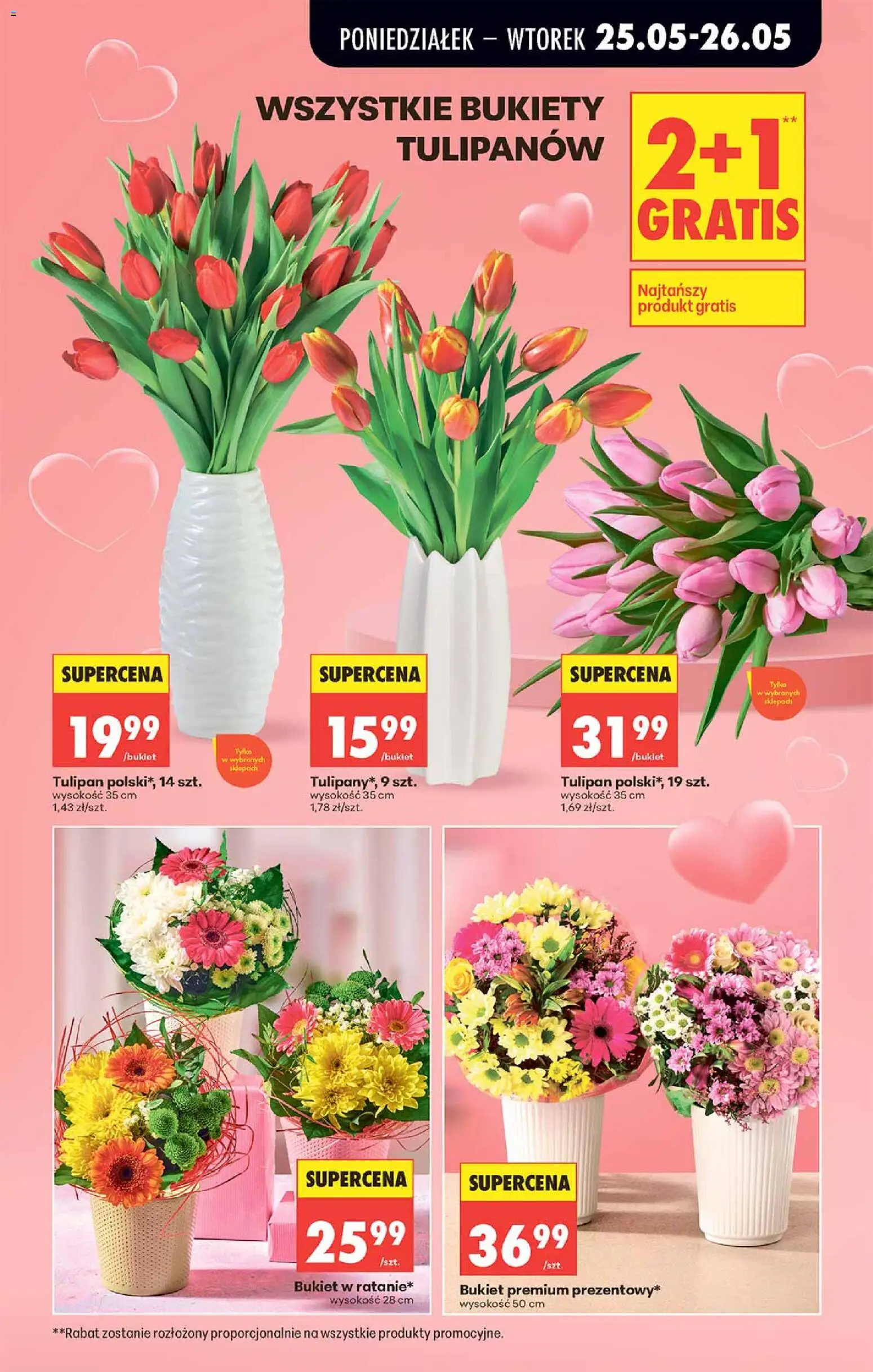 Biedronka gazetka - Kwiaty na dzień matki od 25.05.2026 | Strona: 1