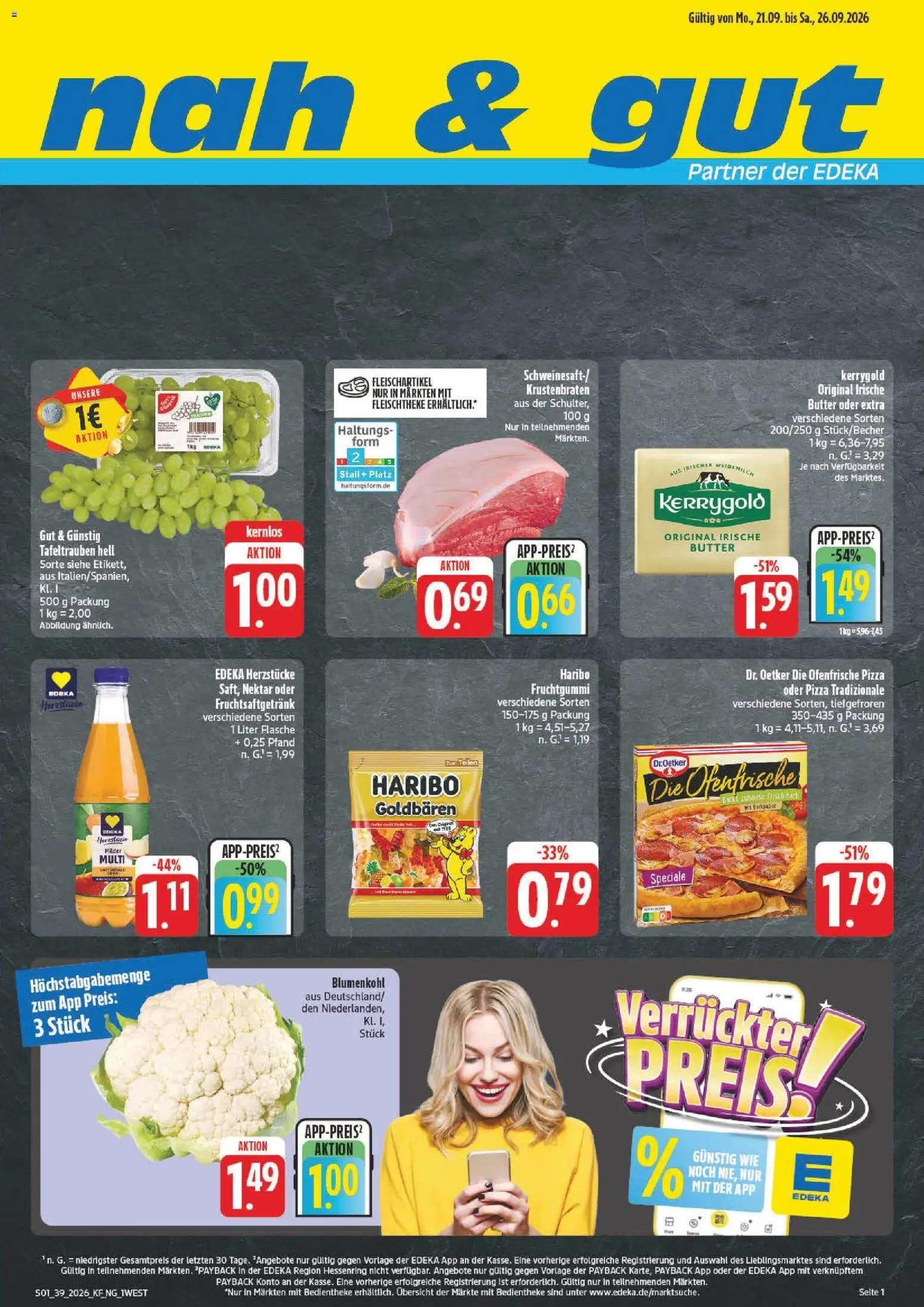 Nah Gut Montag, 21. September Aktionspreise