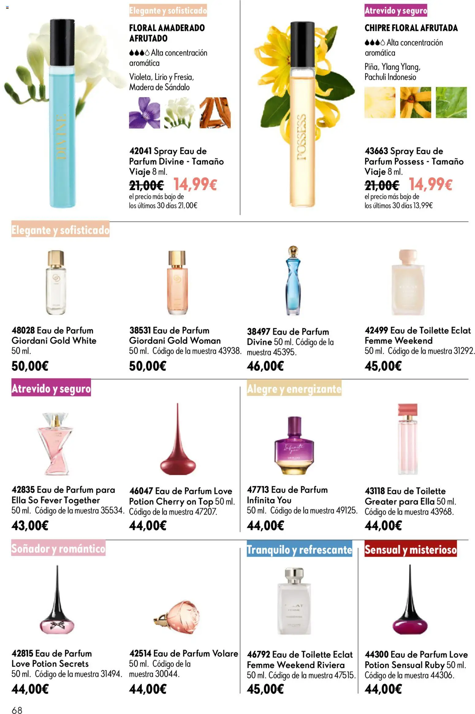 Oriflame - Catálogo Campaña 11 │ válido desde el 05/08/2026 | Página: 68 | Productos: Eau de toilette, Eau de parfum