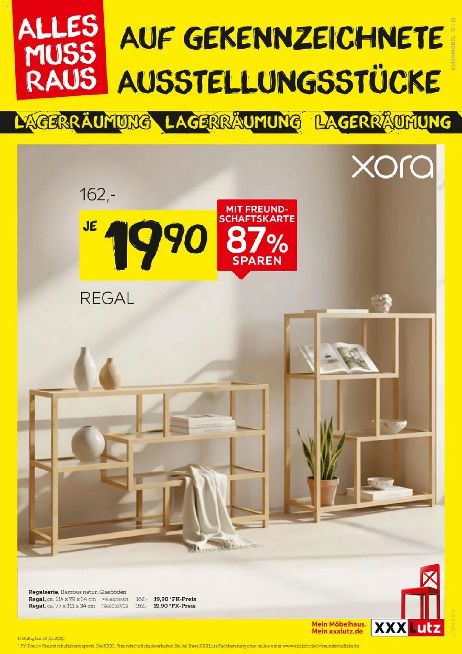XXXLutz Größte Lagerräumung – gültig ab 16.05.2026 | Seite: 13 | Produkte: Regal