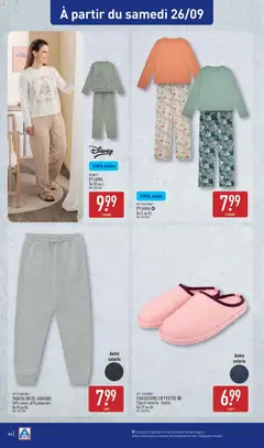 Aldi - Prévisualisation de UP 2 FASHION® PANTALON DE JOGGING, Pantalon de jogging 60% coton, 40% polyester. valide à partir de 22/09/2026 | Page: 46 | Produits: Coton, Pantalon, Chaussons, Pyjama