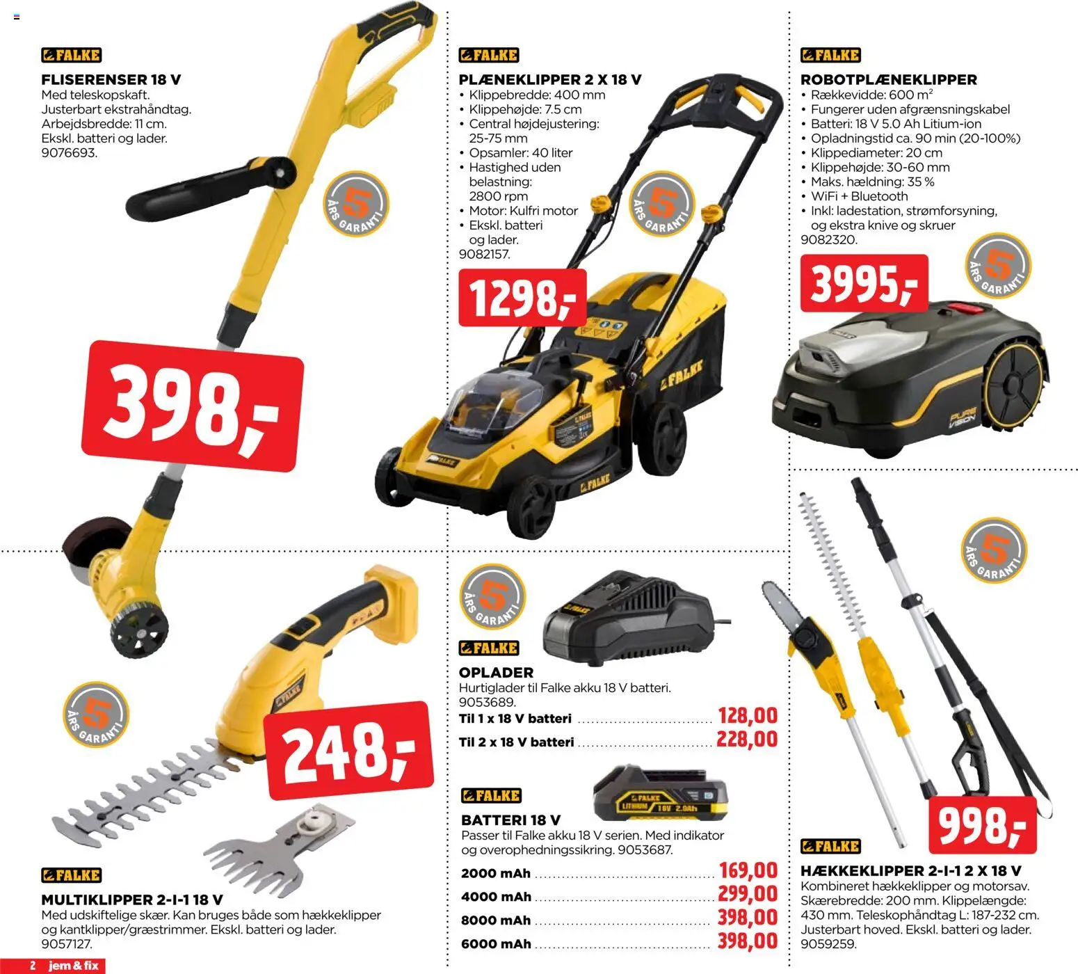 Jem & fix tilbudsavis – gyldig fra 24.05.2026 | Side: 2 | Produkter: Søm, Batteri
