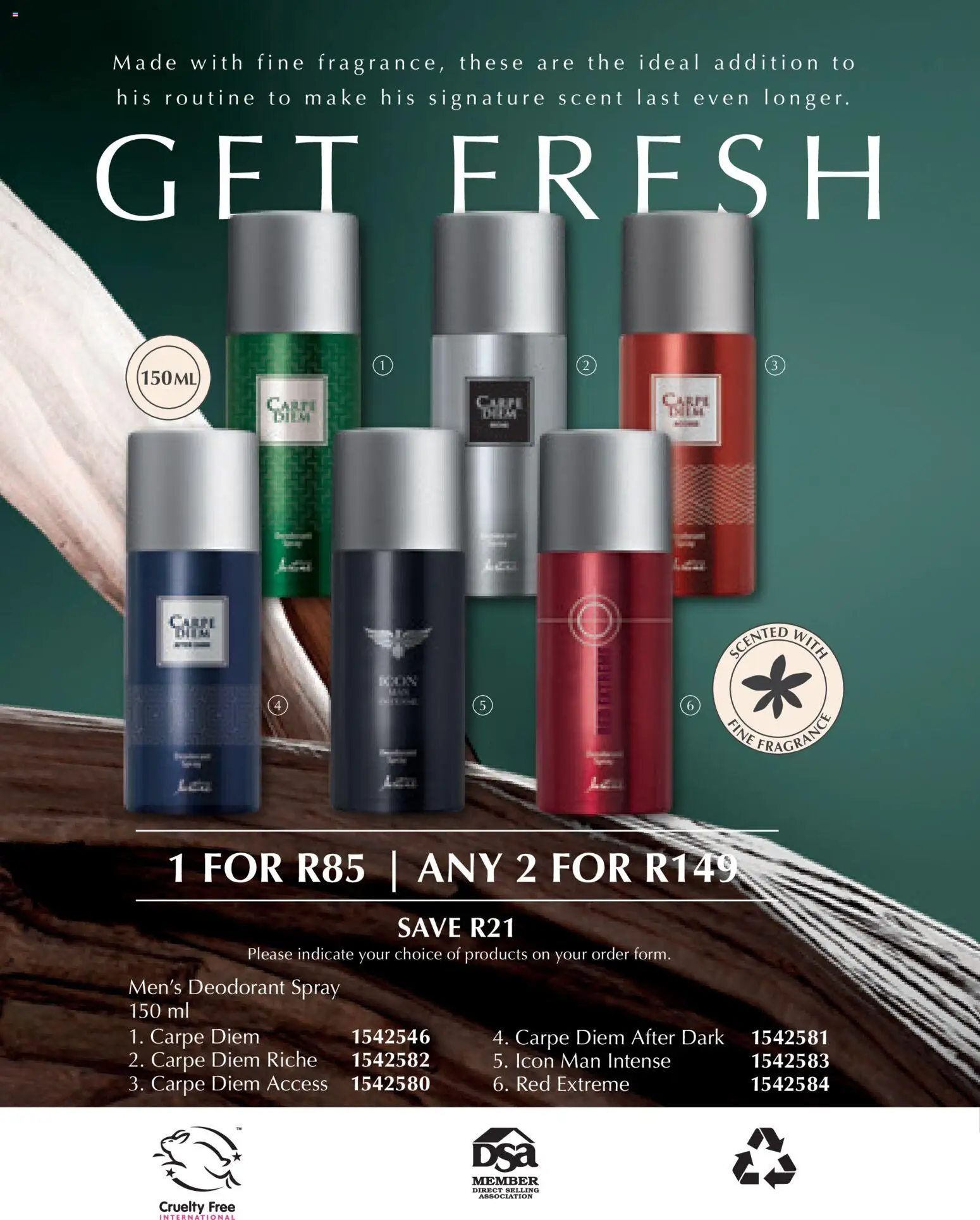 New Justine catalogue – valid from 01/03/2026 | Page: 100 | Products: Fragrance, Deodorant