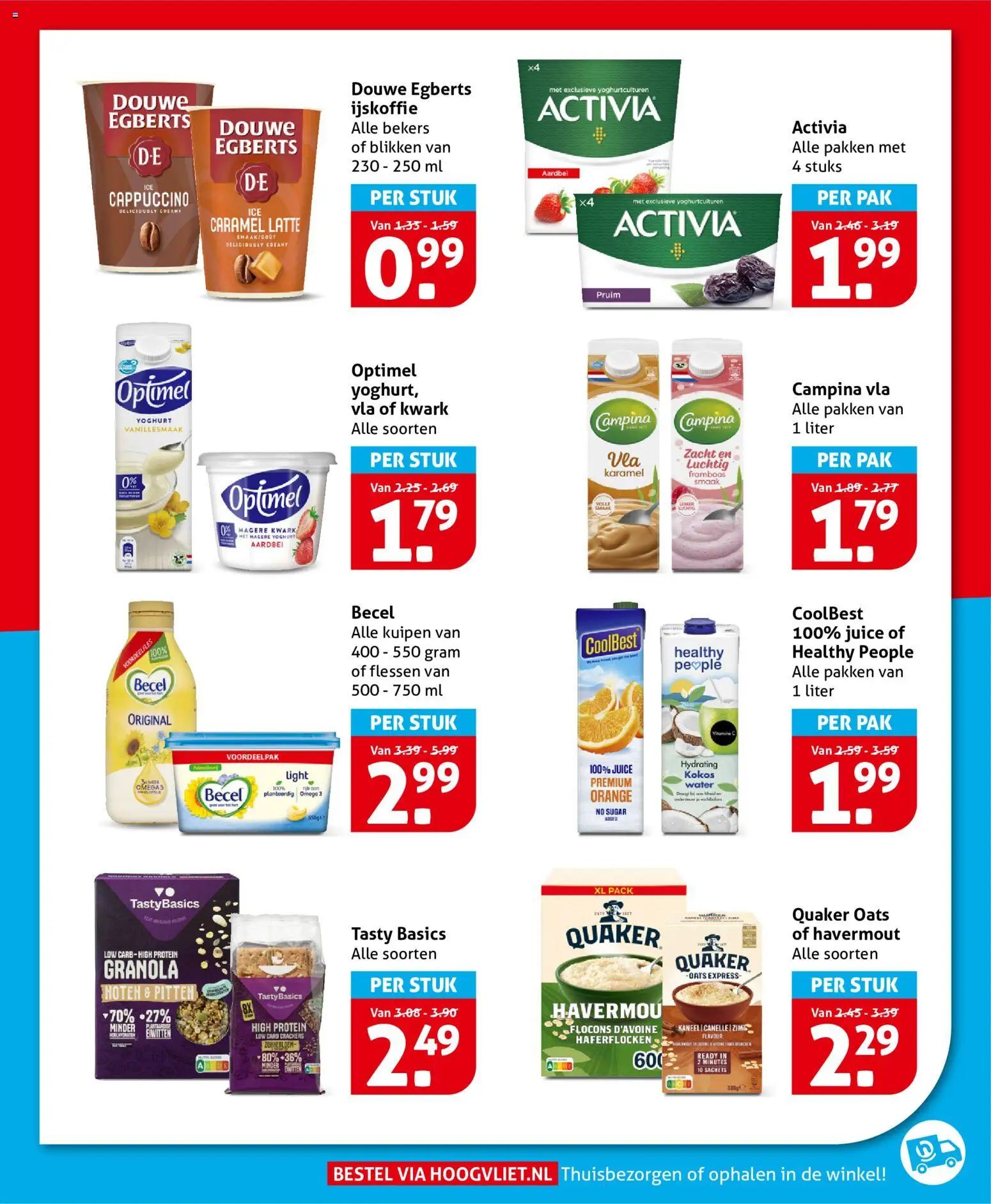 {H1} | Pagina: 12 | Producten: Magere kwark, Yoghurt, Cappuccino, Ijskoffie