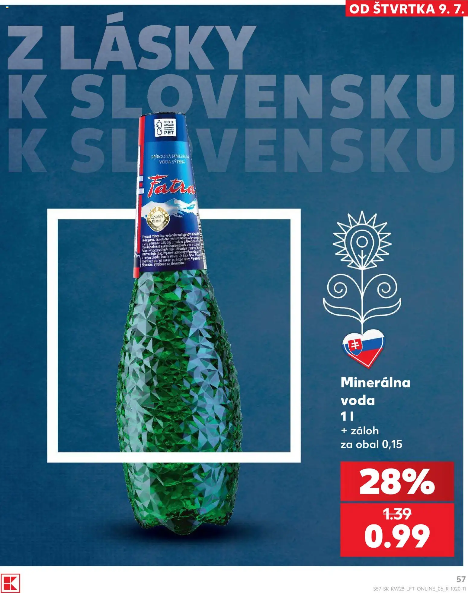 Nové Kaufland akcie – leták je platný od 09.07.2026 | Strana: 57