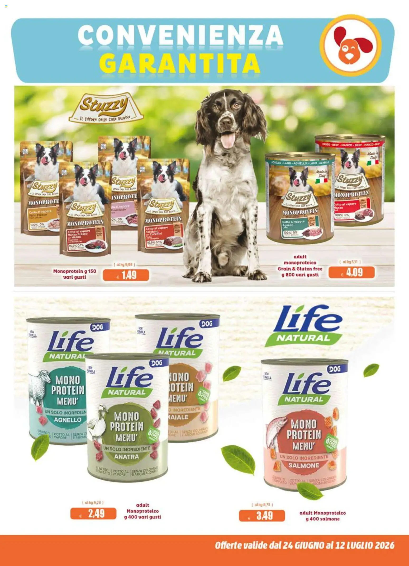 Volantino Elite Supermercati del 24/06/2026 | Pagina: 5 | Prodotti: Maiale, Salmone, Manzo, Tacchino