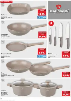 Kaufland Katalog - Pregled kataloga iz trgovine Kaufland, vrijedi od 09.09.2026 | Stranica: 22 | Proizvodi: Palacinke, Grill, Tava, Lonac