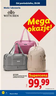 Pogląd oferty "WITTCHEN Plecak do samolotu lub torba podróżna free on board, WITTCHEN Plecak do samolotu lub torba podróżna free on board" - ważna od 29.06.2026 | Strona: 2