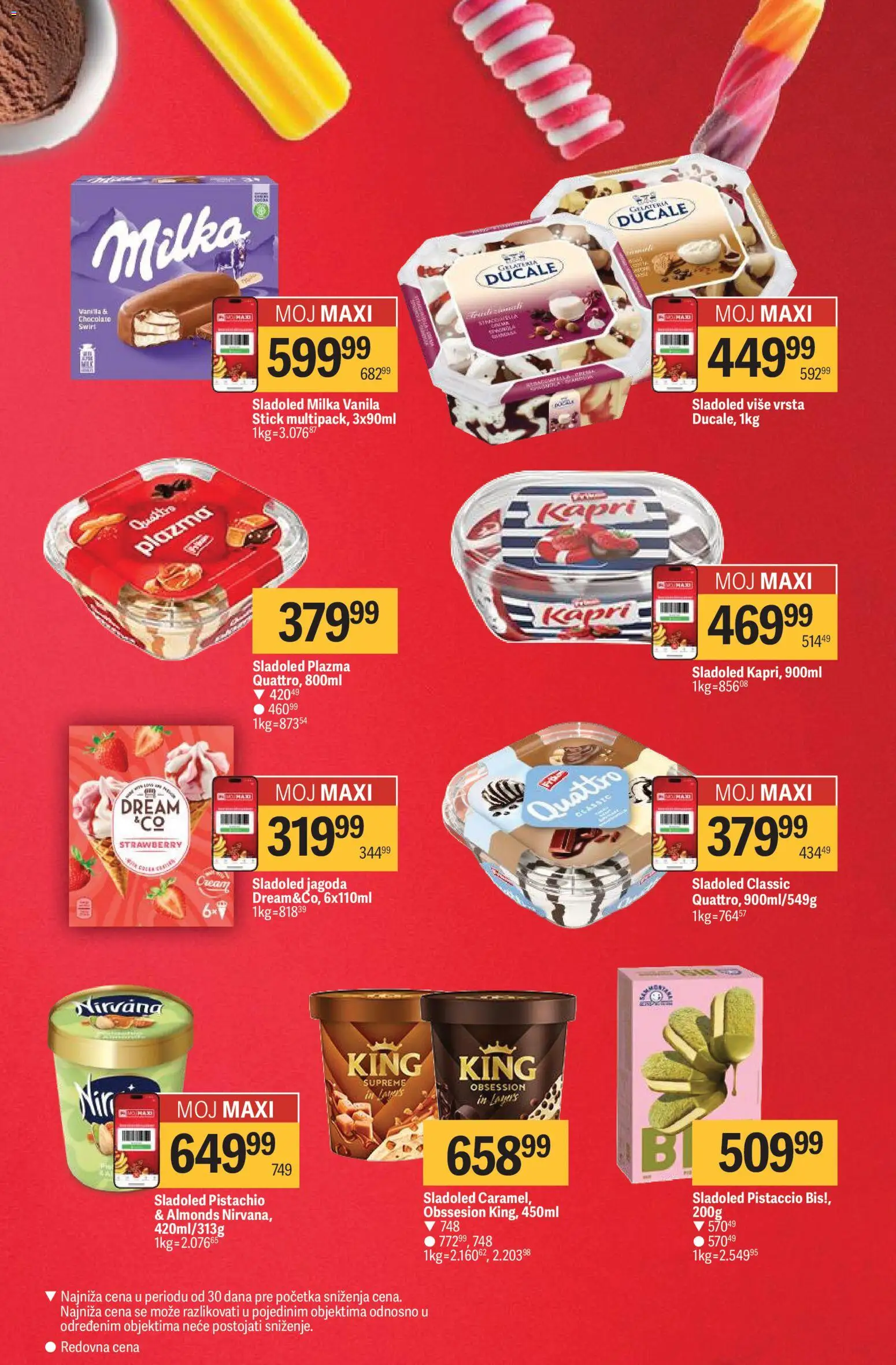 Maxi katalog - važi od 28.05.2026 | Strana: 7 | Proizvode: Milka, Sladoled, Plazma, Jagoda