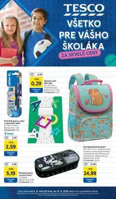 Tesco leták platný od 03.08.2026