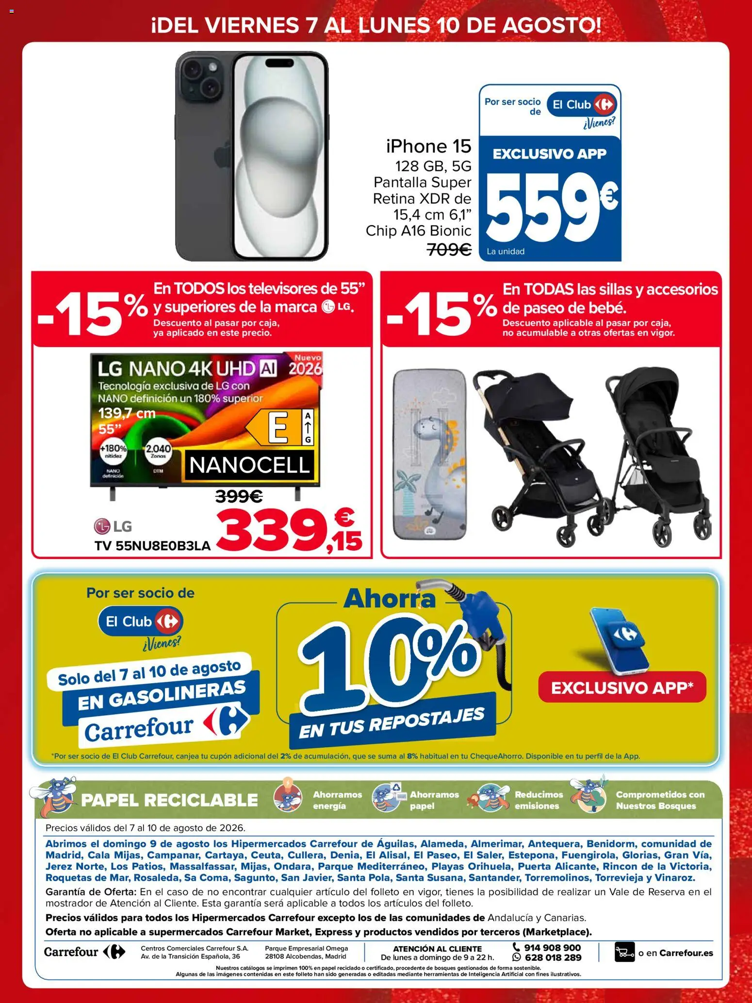 Carrefour Precio Imbatible │ válido desde el 07/08/2026 | Página: 4 | Productos: Apple, Iphone, Televisión, Herramientas