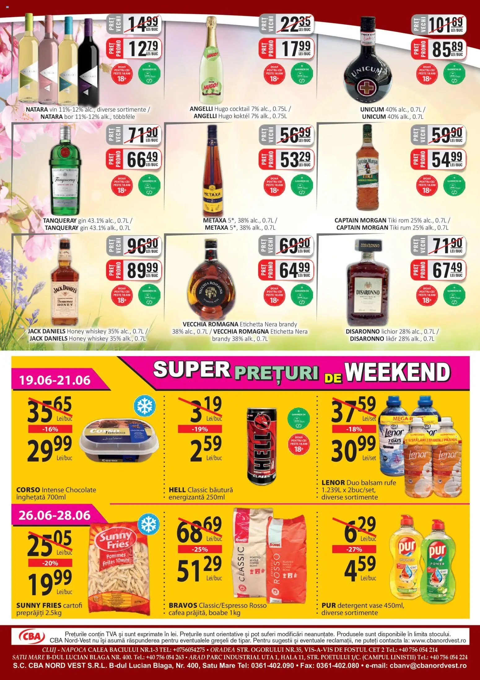 Noul catalog CBA – valabil de la 16.06.2026 | Pagină: 8 | Produse: Cafea, Vin, Înghețată, Cartofi