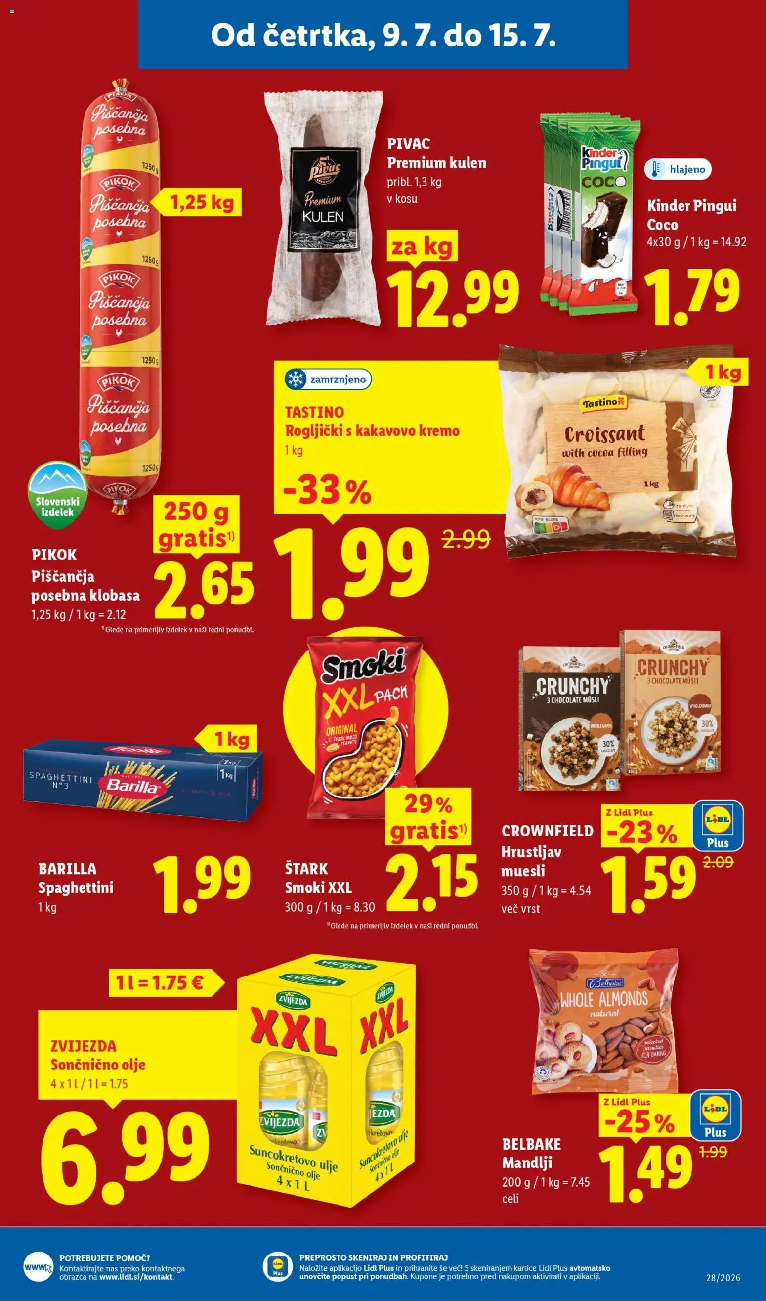 Novi Lidl katalog ponudbe – veljaven od 09.07.2026 | Stran: 7