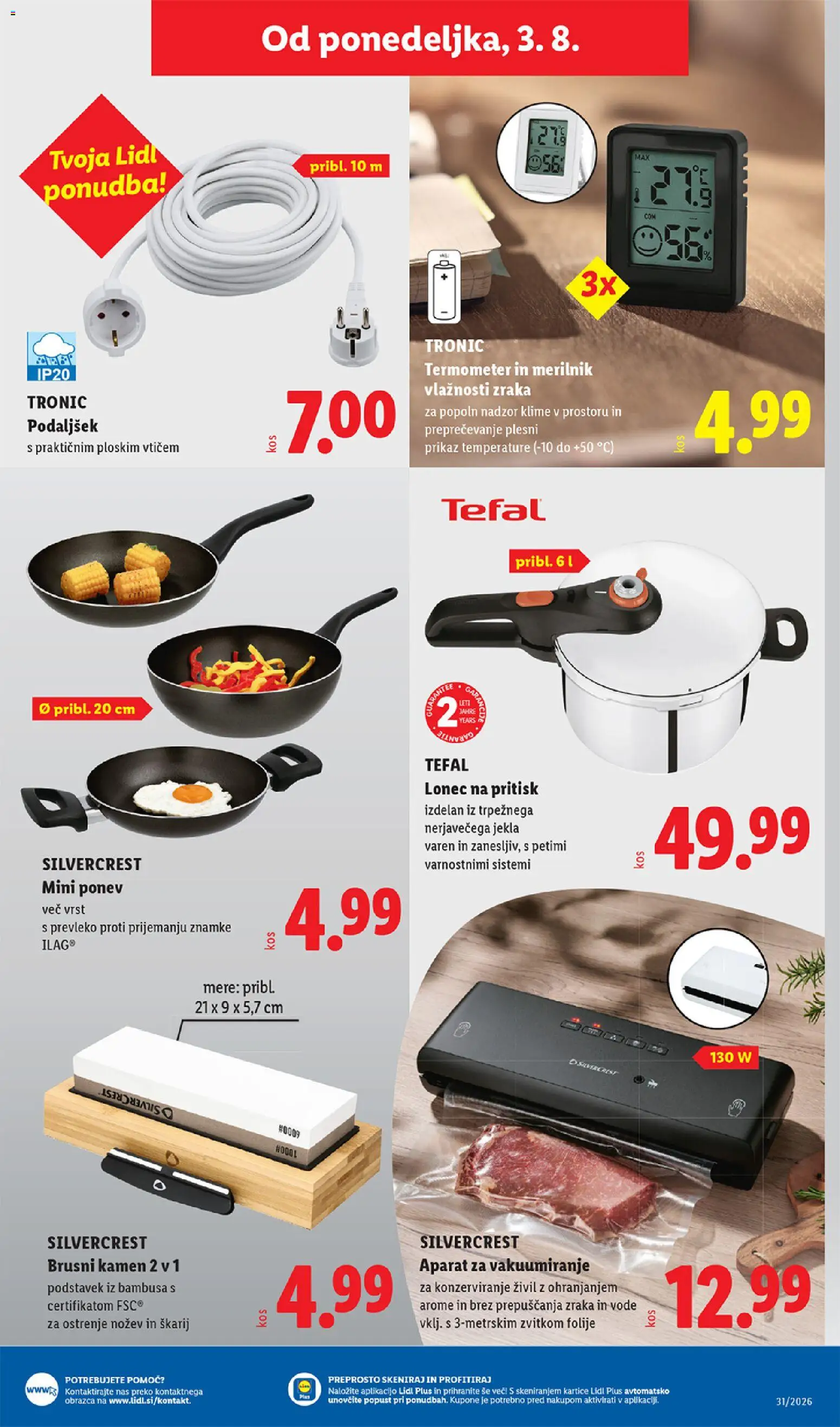 Novi Lidl katalog ponudbe – veljaven od 30.07.2026 | Stran: 55 | Izdelki: Merilnik vlažnosti zraka, Termometer