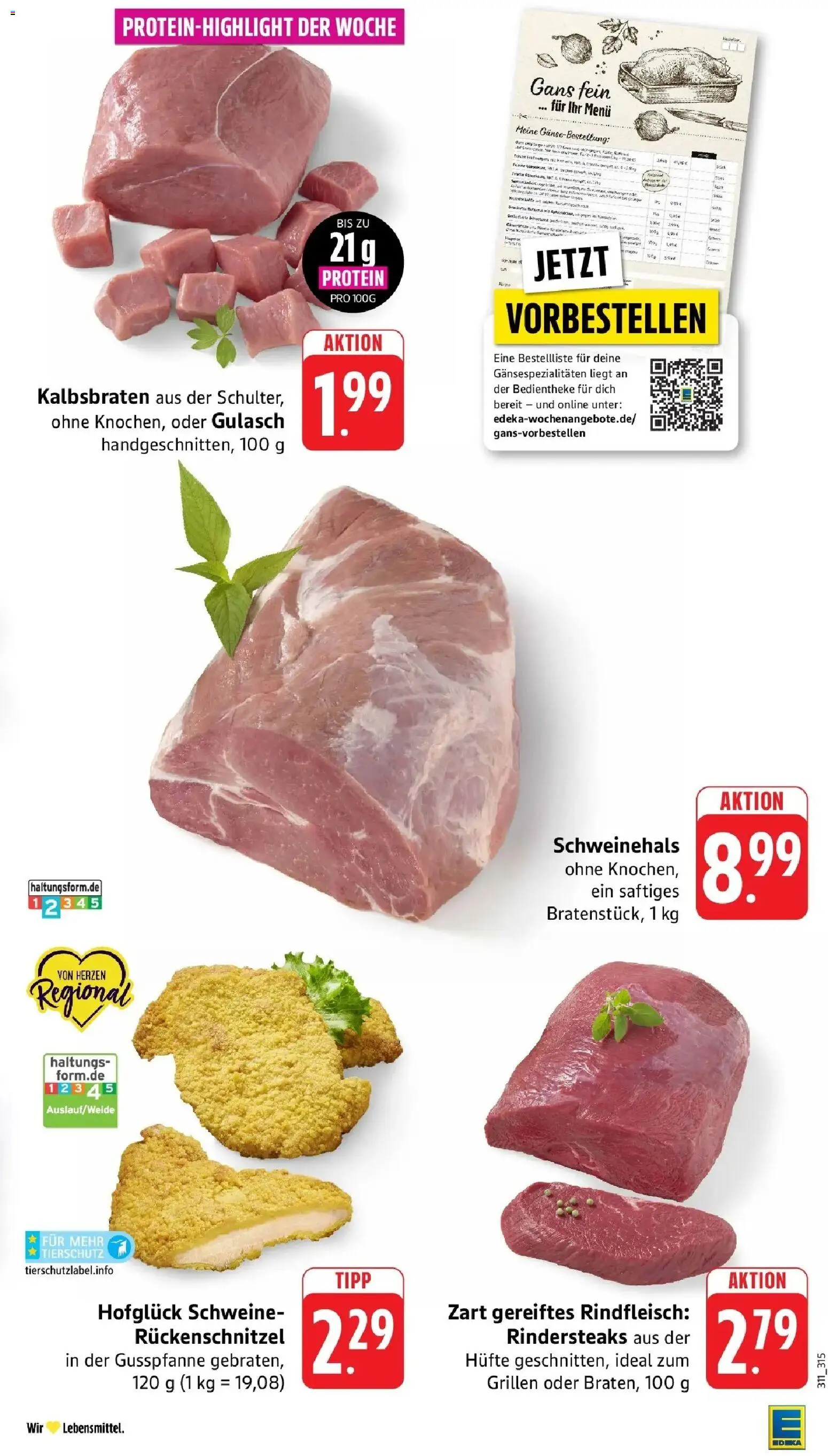 Edeka Prospekt Karlsbad-Langensteinbach – gültig ab 26.10.2026 | Seite: 9 | Produkte: Gulasch, Rindfleisch