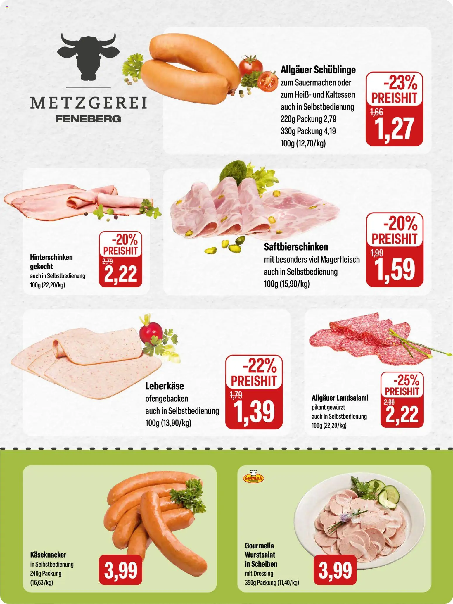 Feneberg Angebote – gültig ab 02.07.2026 | Seite: 2 | Produkte: Dressing, Leberkase