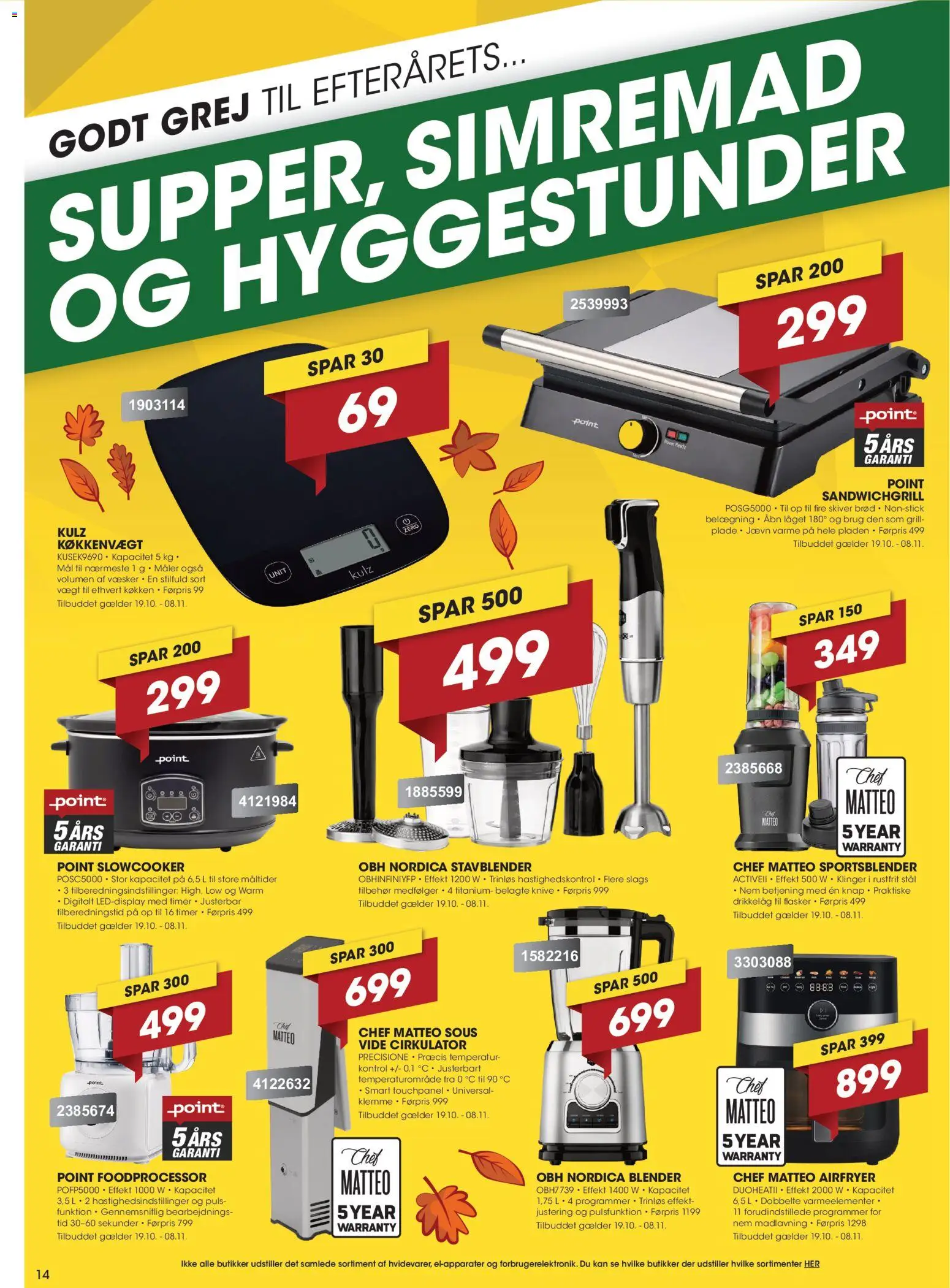 Punkt1 tilbudsavis – gyldig fra 19/10/2026 | Side: 14