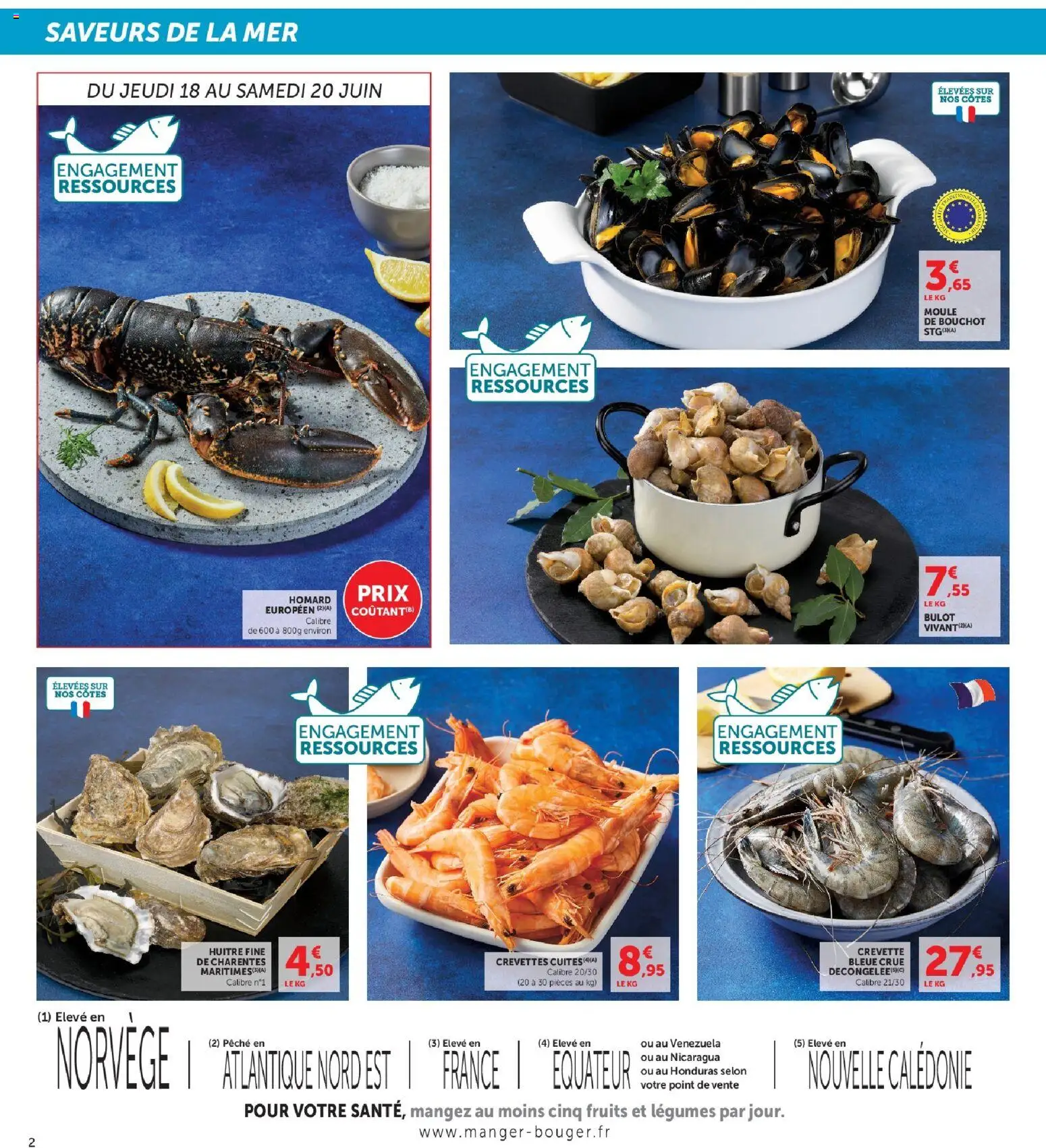 {H1} | Page: 2 | Produits: Pêche, Crevette, Crevettes, Homard