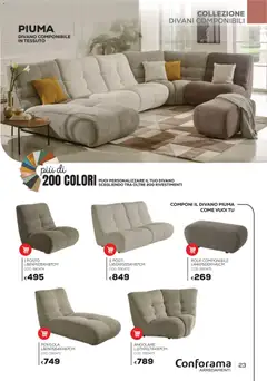 Anteprima del volantino Conforama volantino Arredo valido a partire dal 22/06/2026 | Pagina: 23