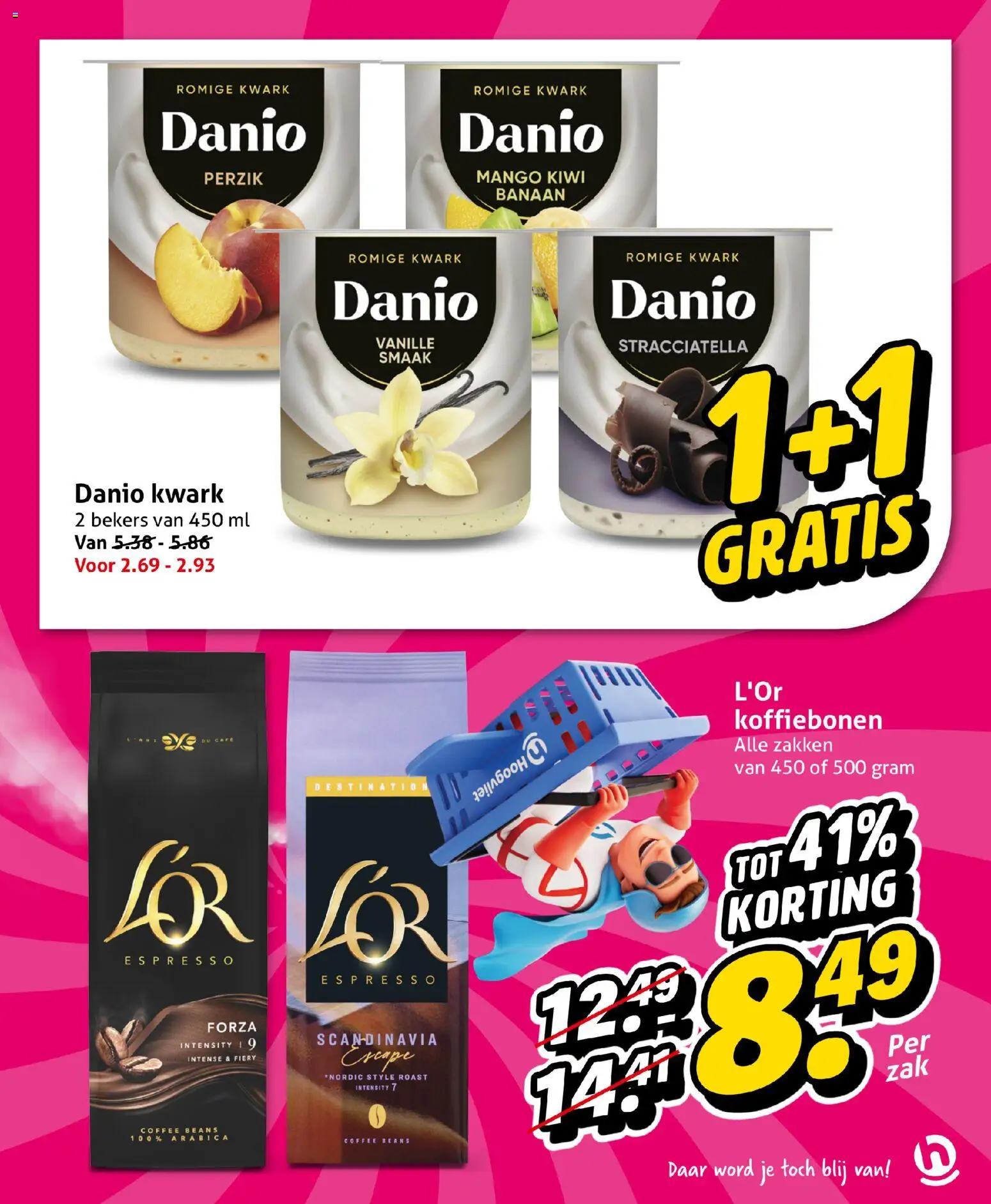 {H1} | Pagina: 5 | Producten: Koffiebonen, Kwark, Vanille, Banaan