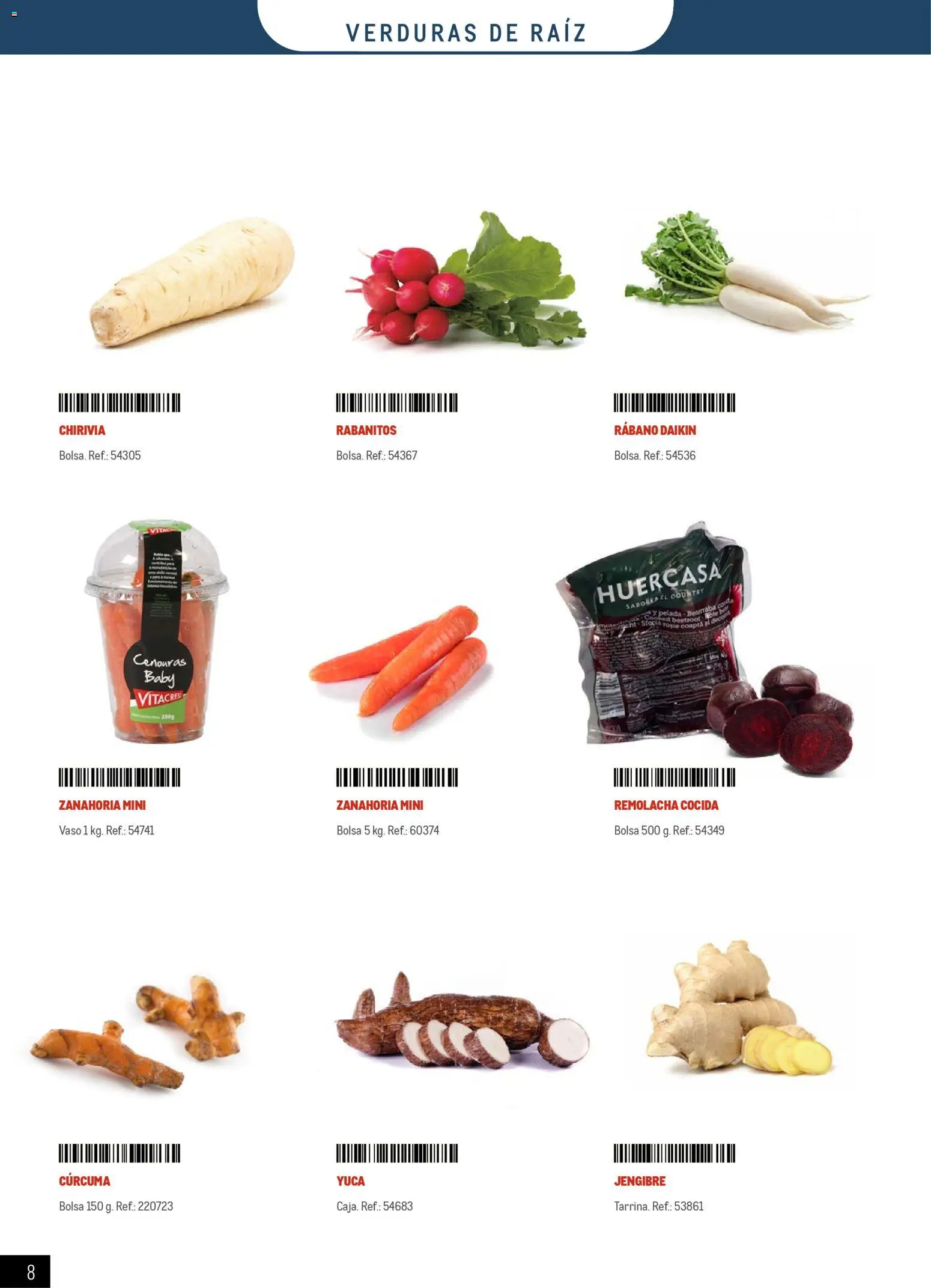 Makro - Especial Frutas y Verduras Canarias │ válido desde el 05.01.2026 | Página: 8 | Productos: Zanahoria, Μπαταρίες επαναφορτιζόμενες, Bolsa