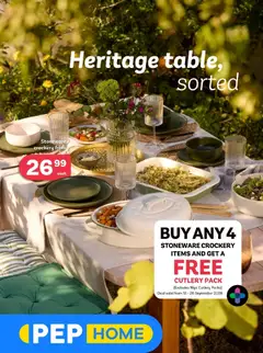 PEP Stores specials catalogue – valid from 26/08/2026