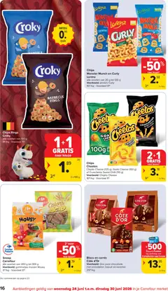 Carrefour market folder week 26 - Voorbeeld van een folder van Carrefour market, geldig van 24/06/2026 | Pagina: 16 | Producten: Ketchup, Monster, Cheetos, Snoep
