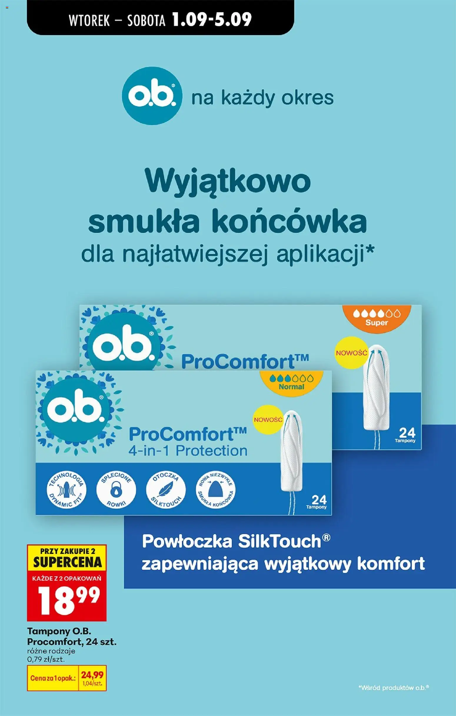 Biedronka Polsko leták od 01.09.2026 | Strana: 76 | Produkty: Tampony