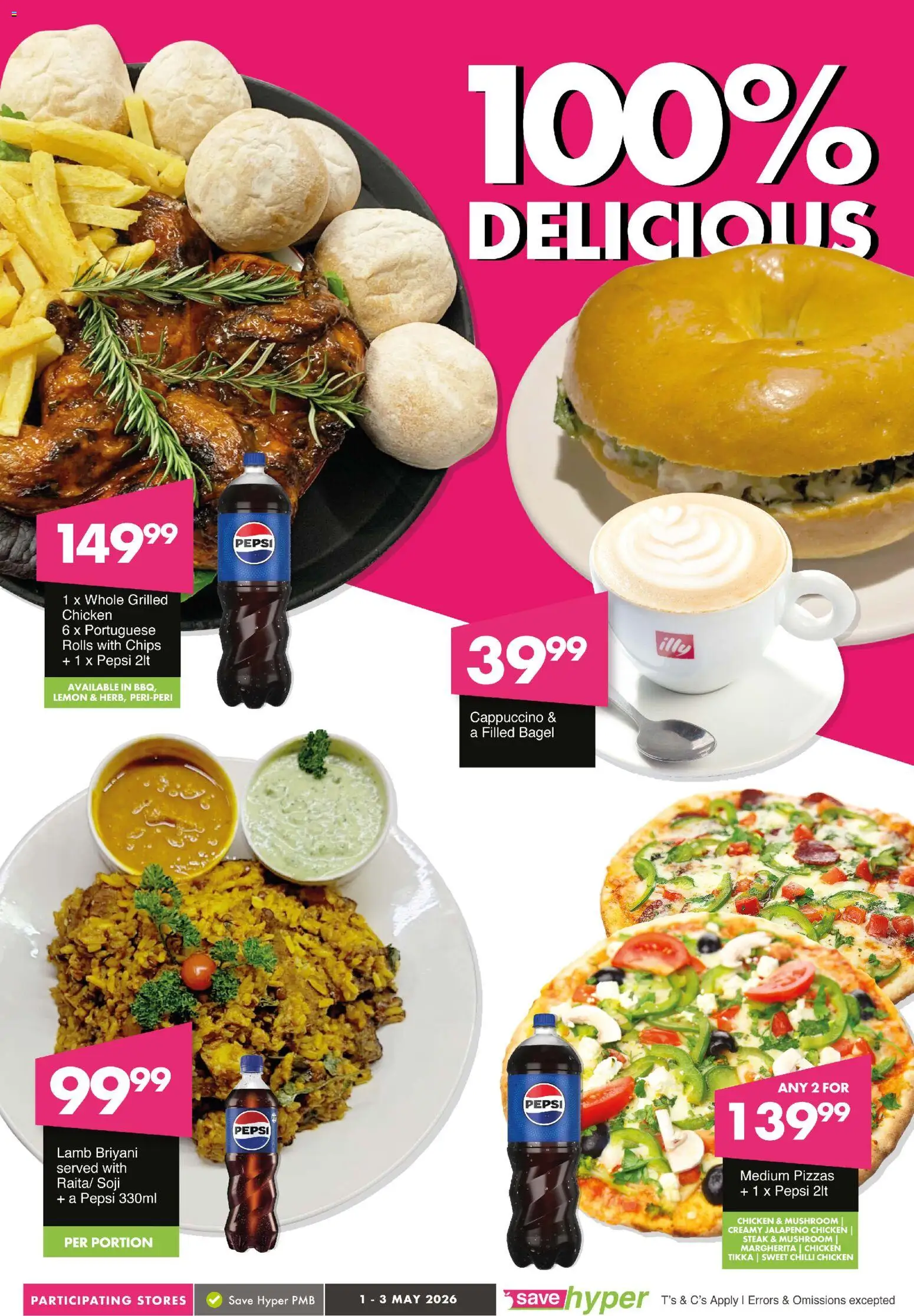 New Save catalogue – valid from 01.05.2026 | Page: 9 | Products: Chicken, Chips, Lemon, Chilli