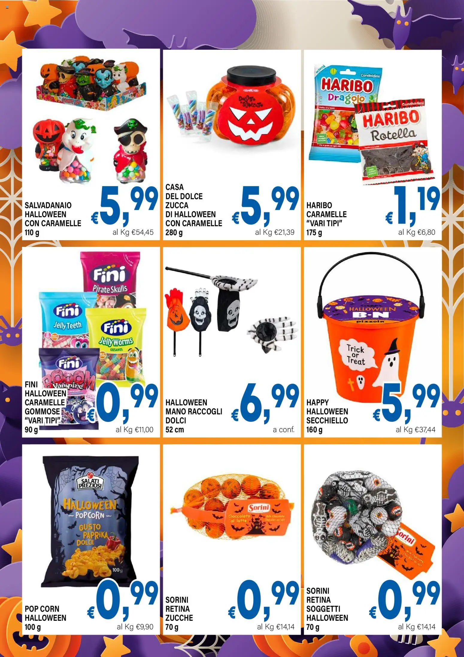 Volantino DEM del 01/10/2026 | Pagina: 4 | Prodotti: Caramelle, Popcorn, Latte, Pop corn