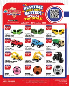 Africa Cash & Carry specials catalogue – valid from 07/10/2026