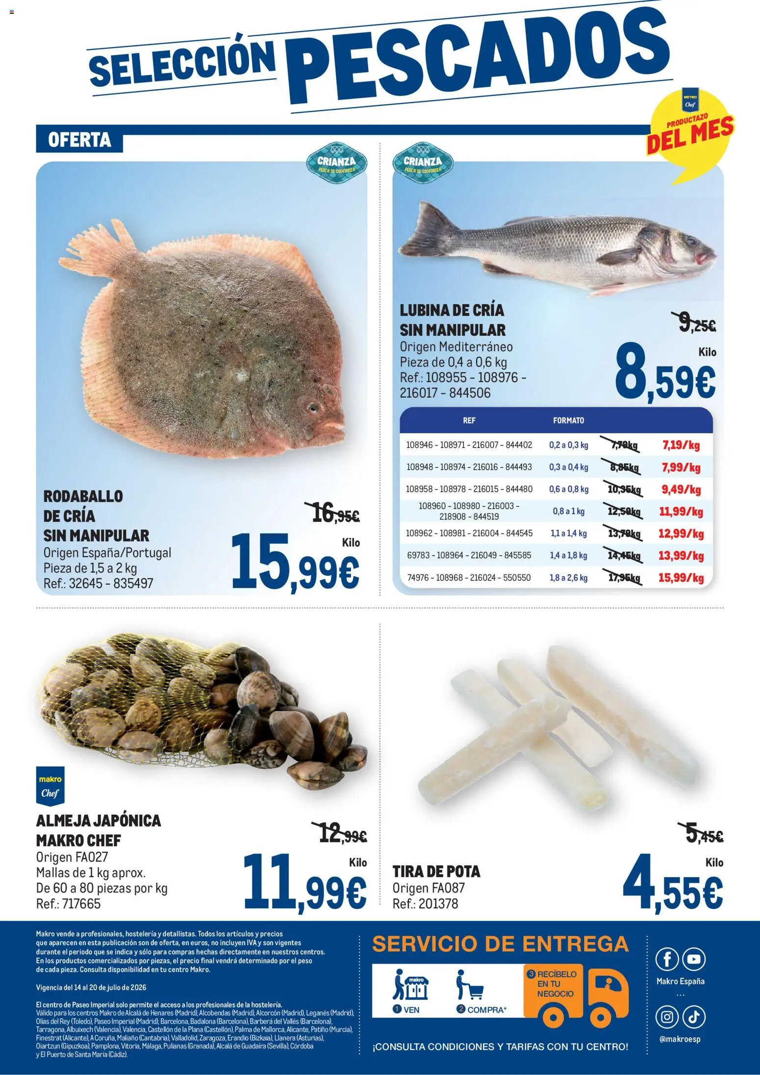 Makro Fresco Península │ válido desde el 14/07/2026 | Página: 4 | Productos: Peso