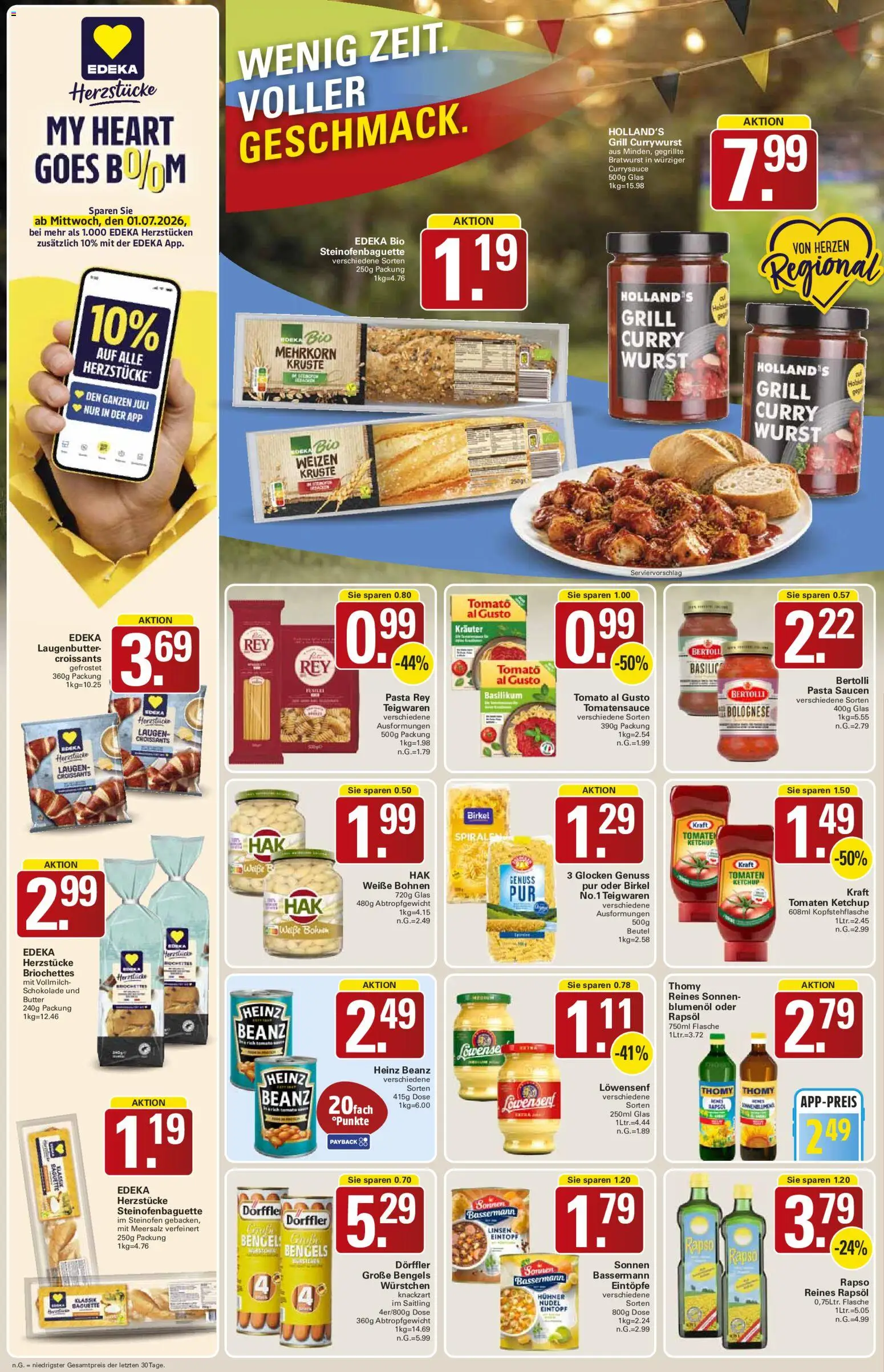 WEZ Prospekt – gültig ab 06.07.2026 | Seite: 10 | Produkte: Grill, Schokolade, Rapsöl, Bratwurst