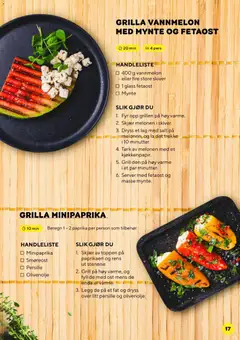 Forhåndsvisning av Grillfest hos Bunnpris gyldig fra 25.04.2026 | Side: 17 | Produkter: Fågelmatare, Vannmelon, Glass, Smøreost