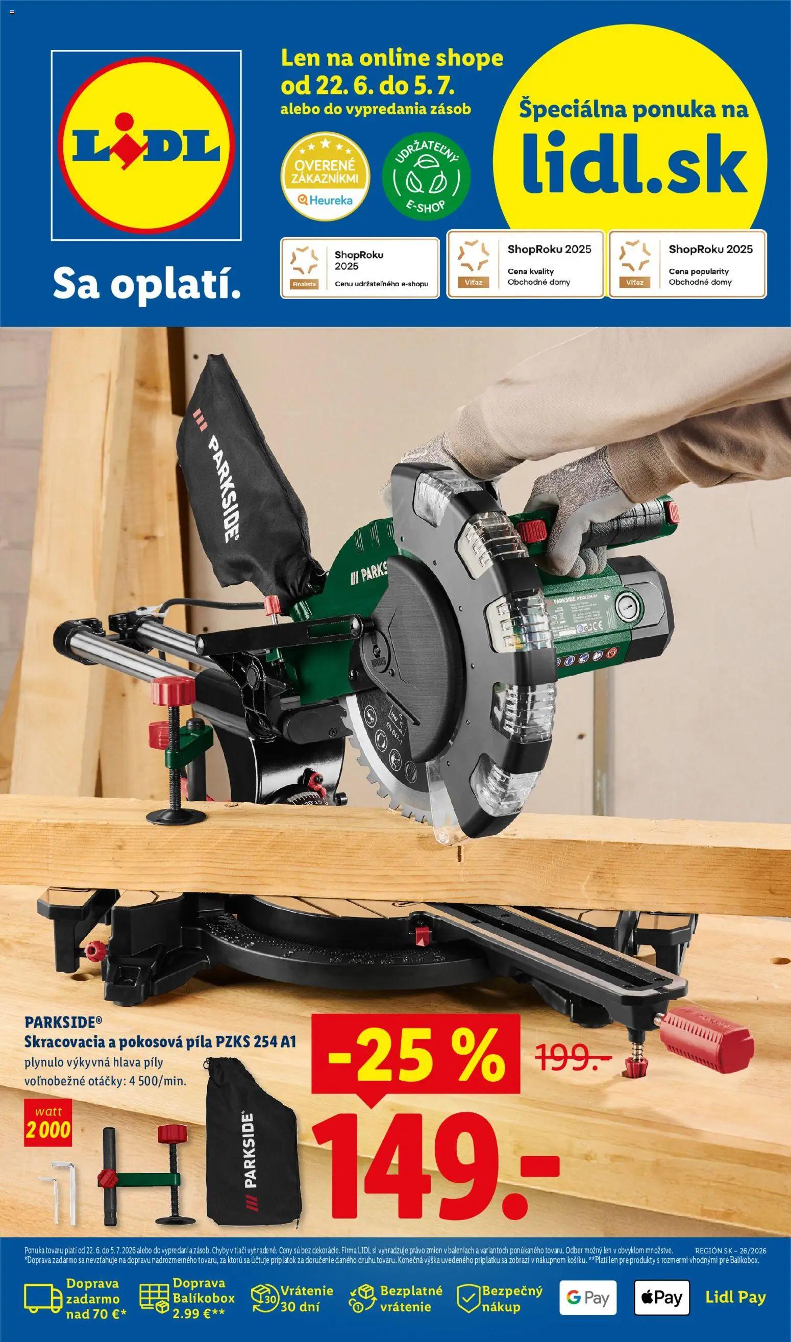 Nové Lidl akcie – leták je platný od 22.06.2026 | Strana: 1