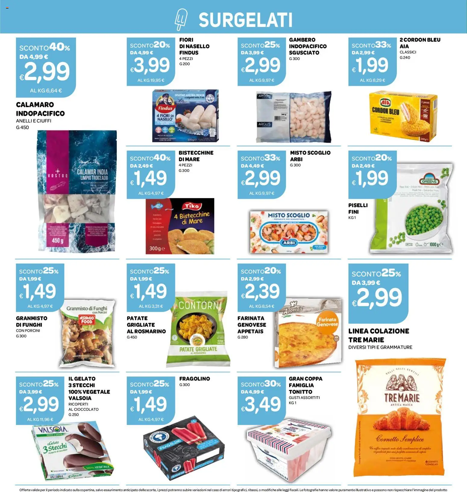 Volantino Ekom del 05.05.2026 | Pagina: 10 | Prodotti: Rosmarino, Gelato, Patate, Piselli