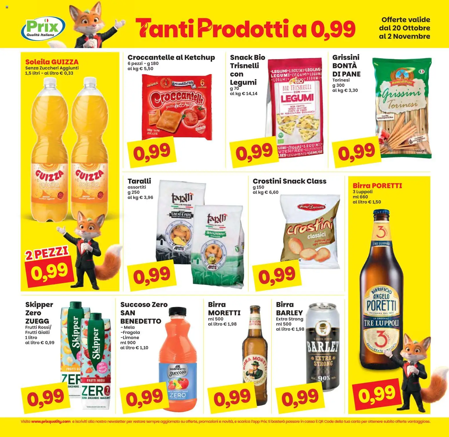 Volantino Prix del 20/10/2026 | Pagina: 7 | Prodotti: Birra, Pepe, Limone, Birra Moretti