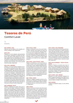Vista previa Halcón Viajes Comfort level 2026 válido desde el 04/06/2026 | Página: 150 | Productos: Lima, Té