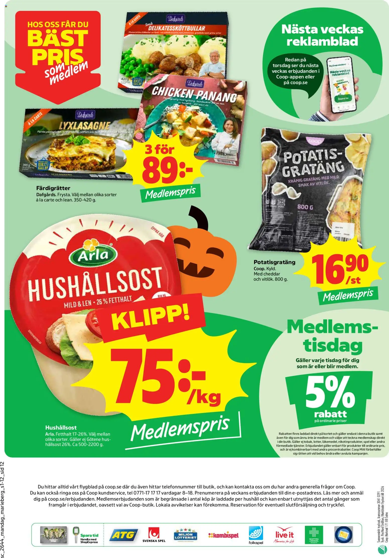 Coop Forum reklamblad aktuell från 26/10/2026 | Sida: 12