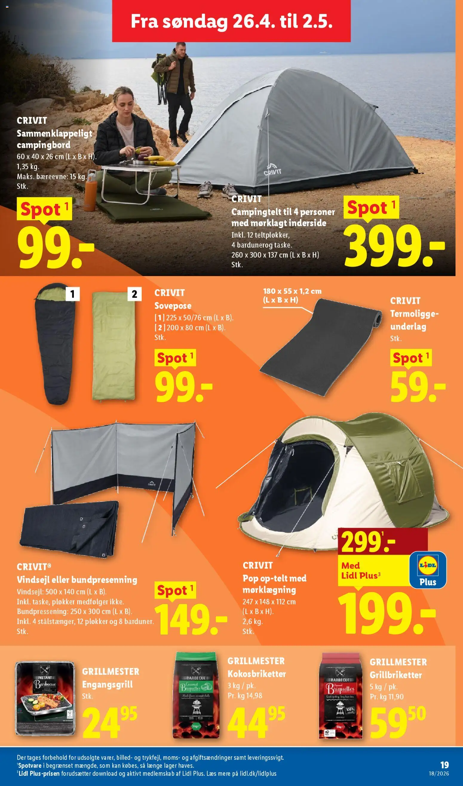 Lidl tilbudsavis – gyldig fra 26.04.2026 | Side: 5 | Produkter: Sovepose, Søm