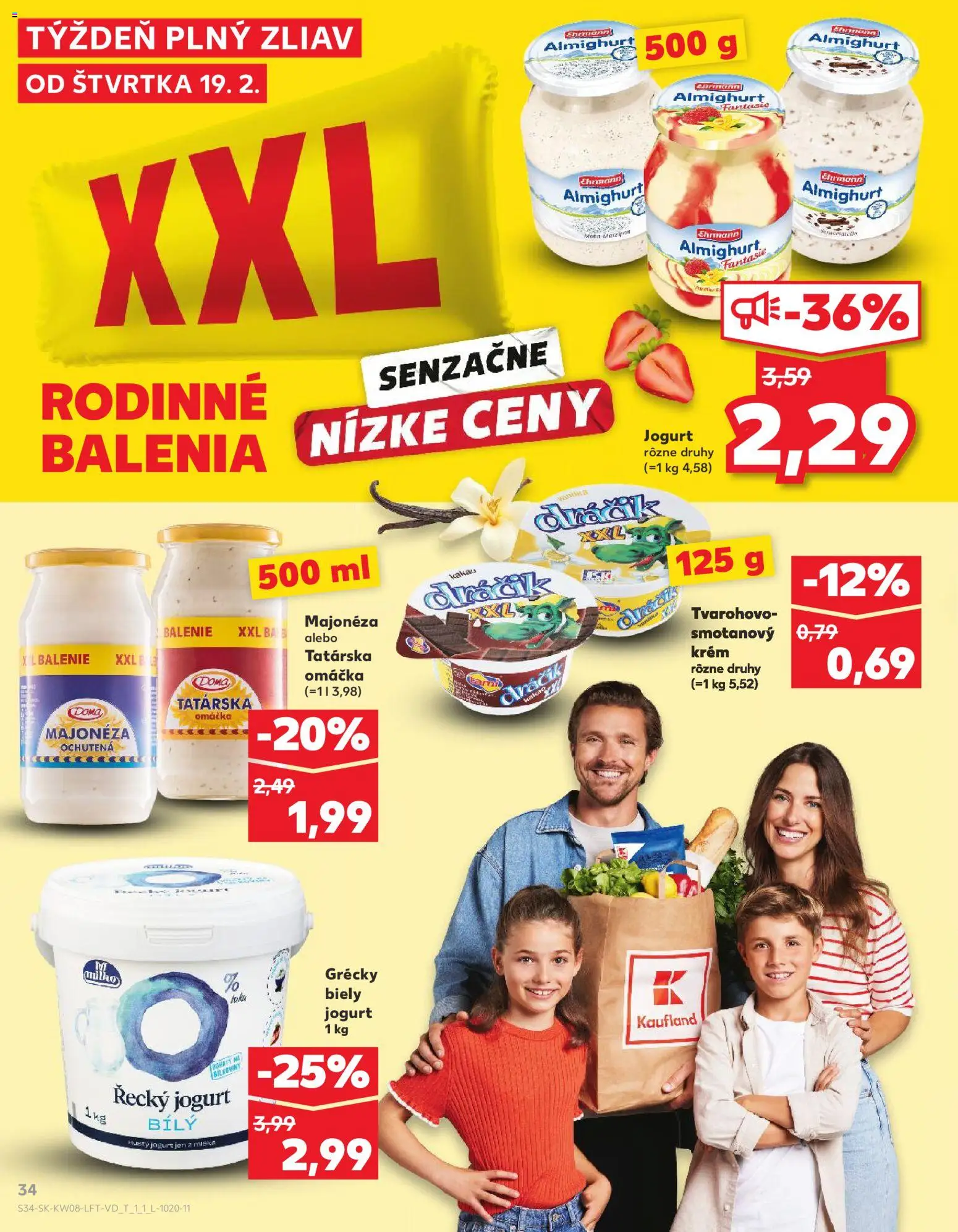 Kaufland SK akciós ujság - amely érvényes a következő dátumtól: 2026.02.19. | Oldal: 34