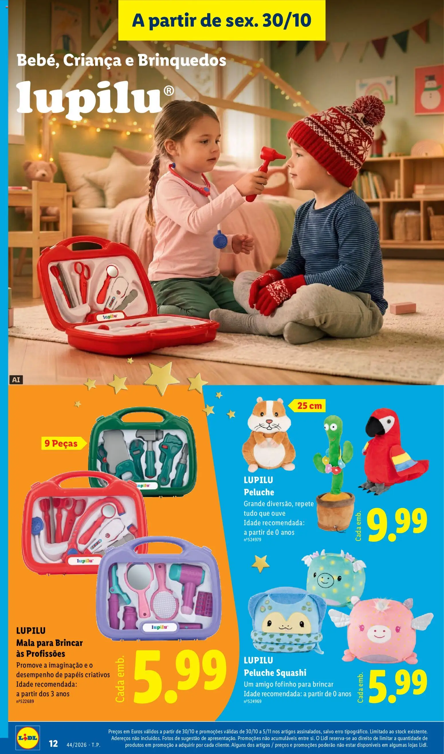 Lidl Promoções Fim de Semana │ válido de 30/10/2026 | Página: 12 | Produtos: Brinquedos